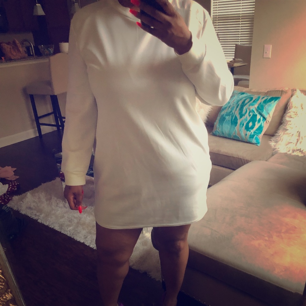 White Mini dress